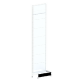 Start Bay - Wall Bay - W600xH2400xD270 - Non Perforated - Pearl White