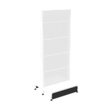 Start Bay - Double Sided Gondola Bay - W600xH1515xD270 - Perforated - Pearl White