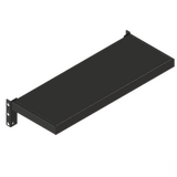 Gondola End - Shelf Set - for D1067 Rack (1 x Frame and 1 x Singular Shelf) - for Frame Ends - Matte Black