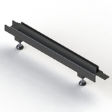 Strut Bar - D450 - Drop In Under Shelf Supports - Matte Black